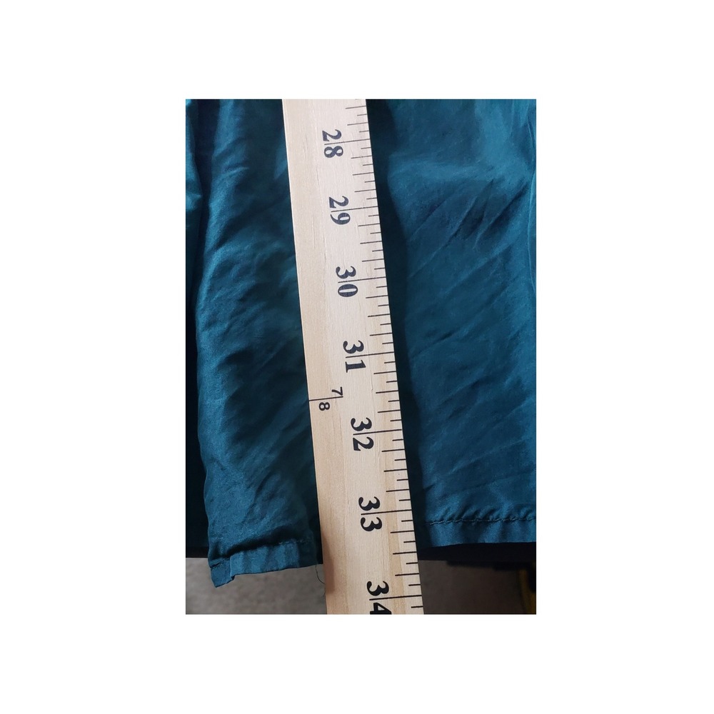 SOSTANZA Plus Size 24W Green 100%‎ Silk Button Front Tunic Blouse Fall Christmas - Picture 8 of 9